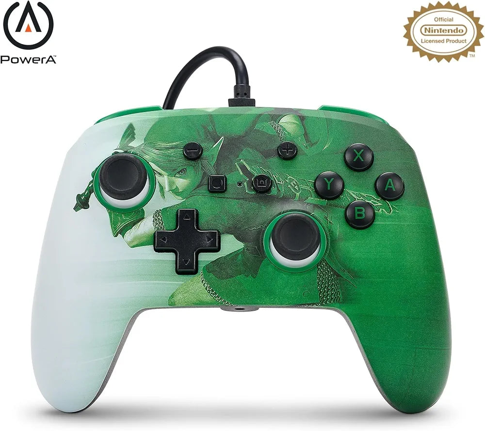 PowerA Officially Licensed Nintendo: Enhanced Wired Controller - Heroic Link  (Switch)