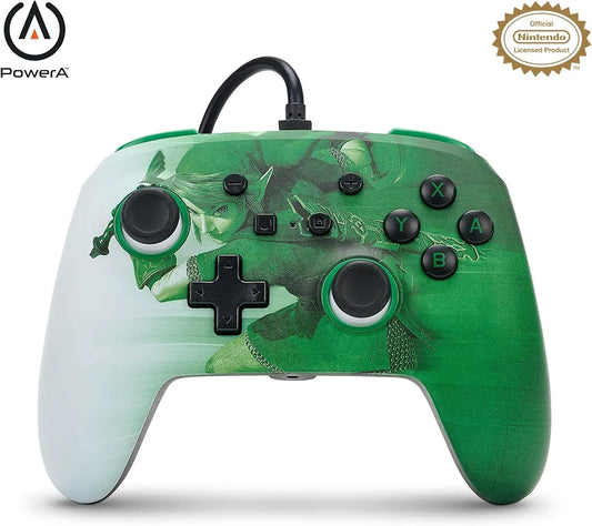 PowerA Officially Licensed Nintendo: Enhanced Wired Controller - Heroic Link  (Switch)