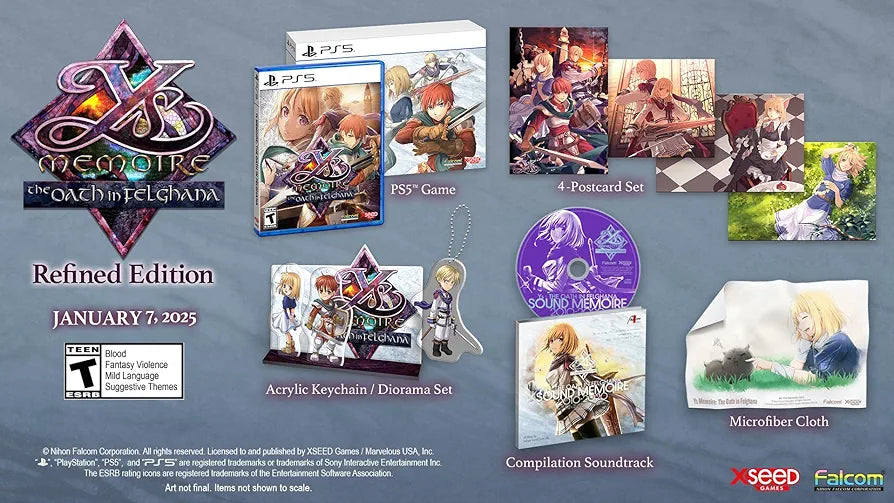Ys Memoire: The Oath of Felghana D1 Refined Edition (US) (PS5)