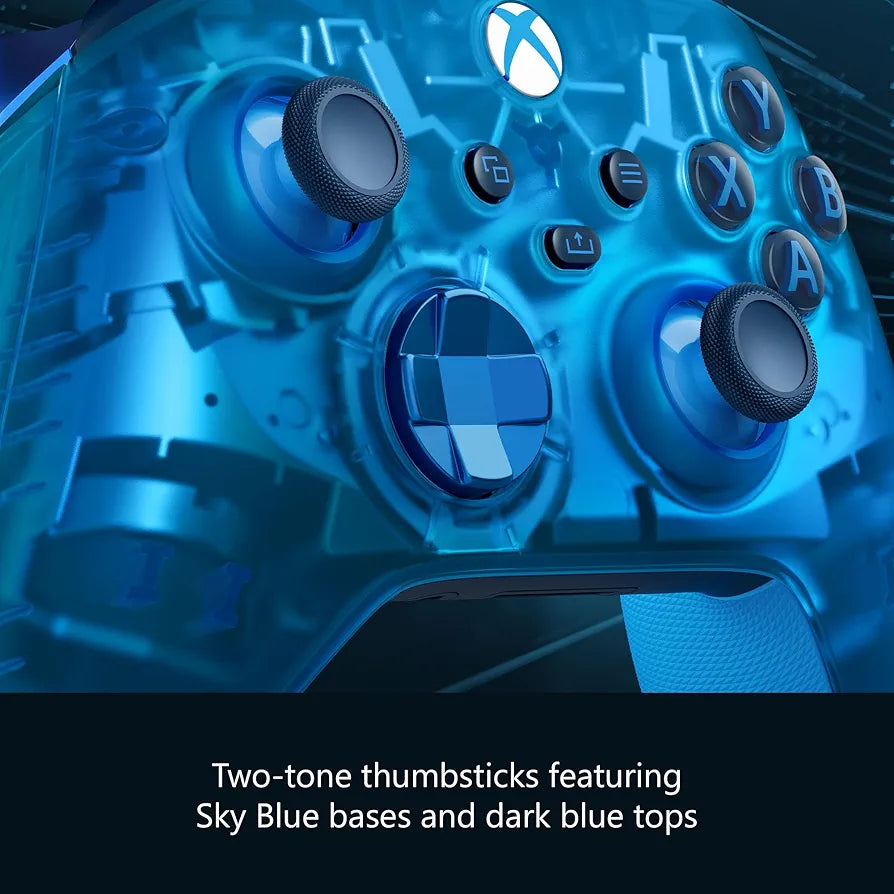 Microsoft Official Xbox Series X/S  Wireless Controller - Sky Cipher Special Edition (Xbox One/Xbox Series X/S/PC)