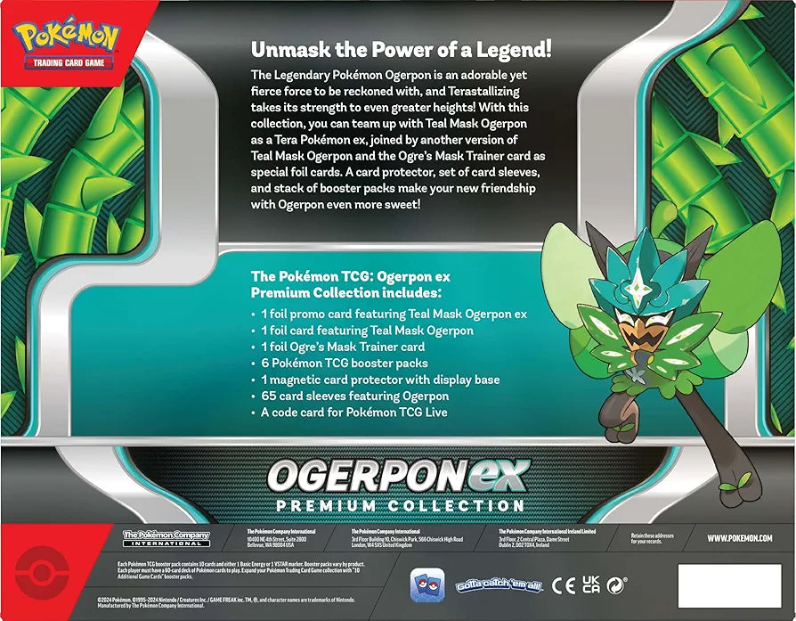 Pokemon TCG: Ogerpon ex - Premium Collection