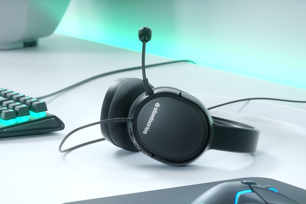SteelSeries Arctis 1 Gaming Headset - Wired - Black  (PS5)