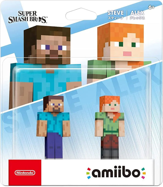 Nintendo AMIIBO: Super Smash Bros. - Steve and Alex