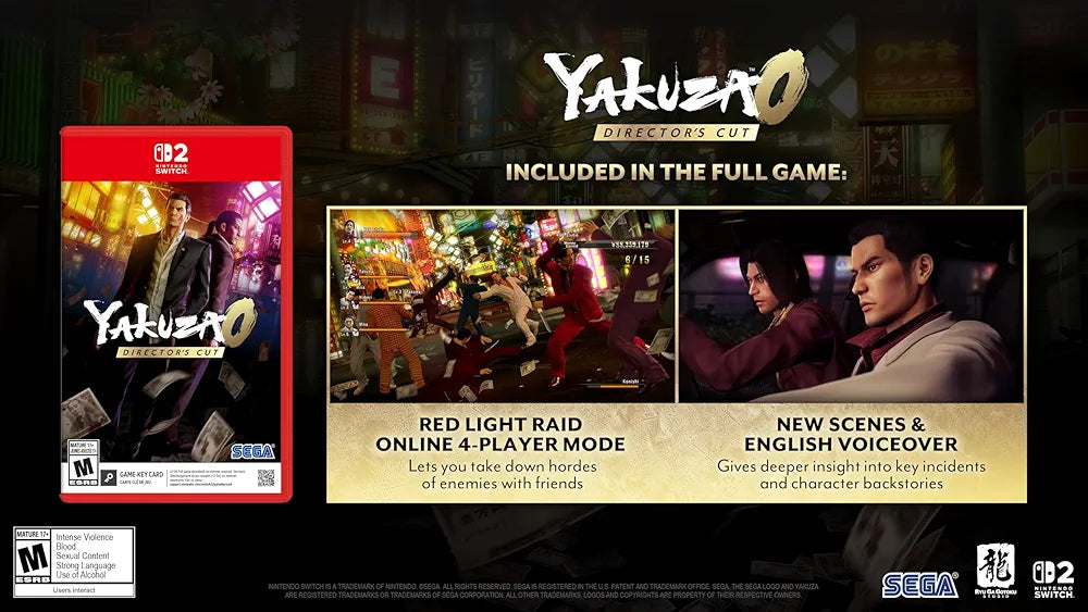 SW2 Yakuza 0 Director's Cut - Switch 2