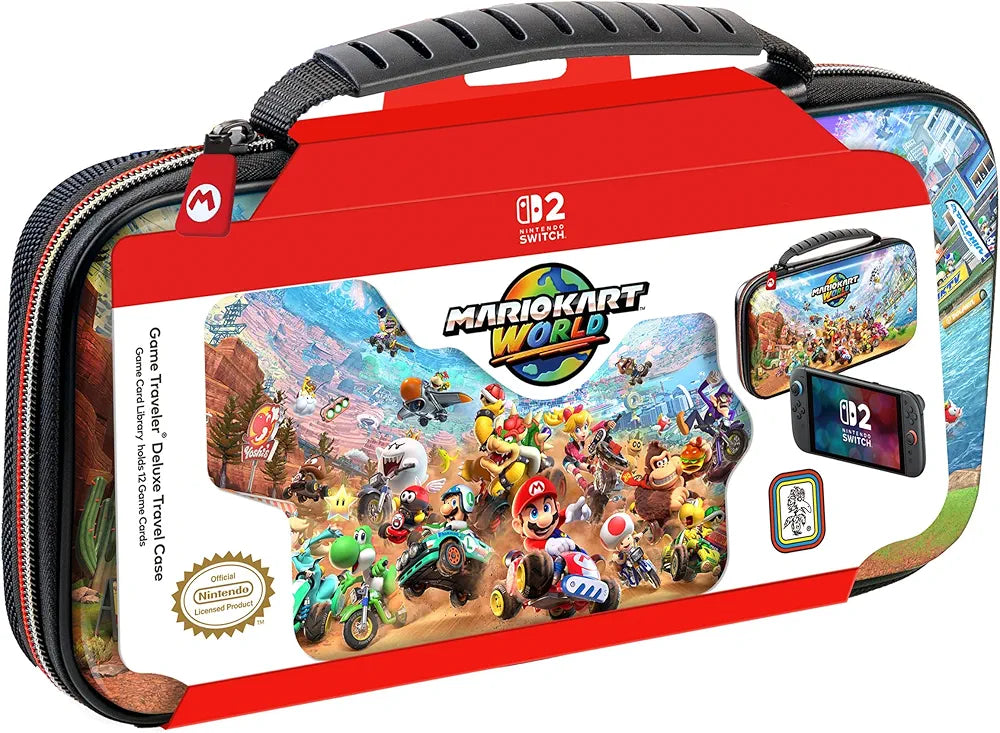 Nintendo Switch Systems Mario Kart Game Traveler Deluxe Travel Case