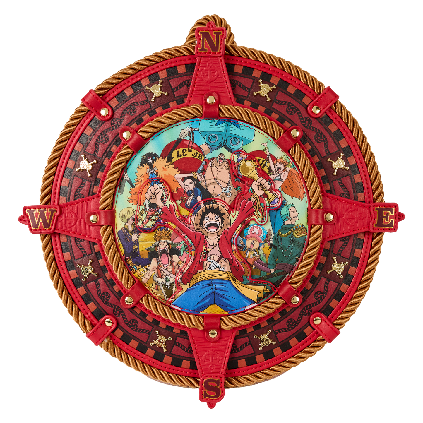 OPBK0015 One Piece Compass Figural Mini Backpack