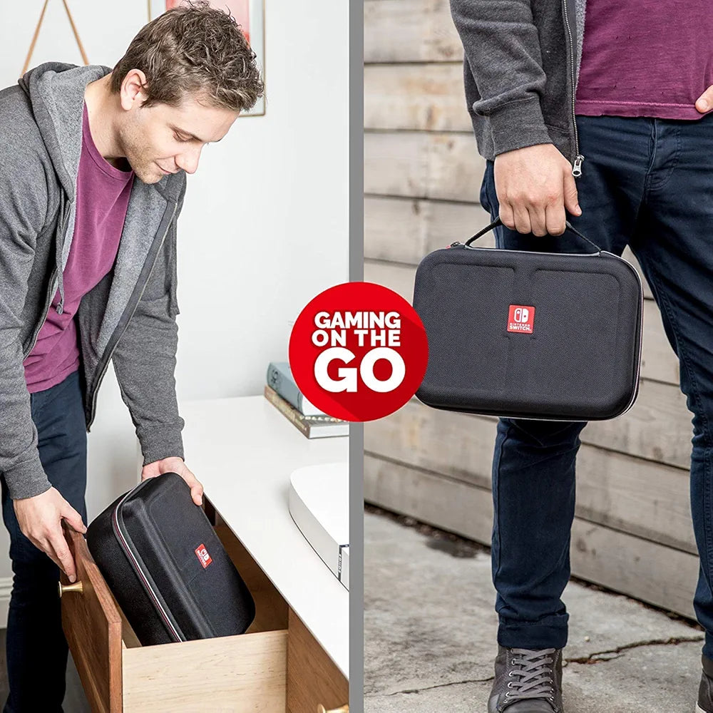 Nintendo Switch System Carrying Case Protective Deluxe Travel System Case