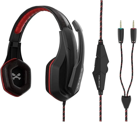 Ghostek Hero Gaming Headphones - Red  (PC)