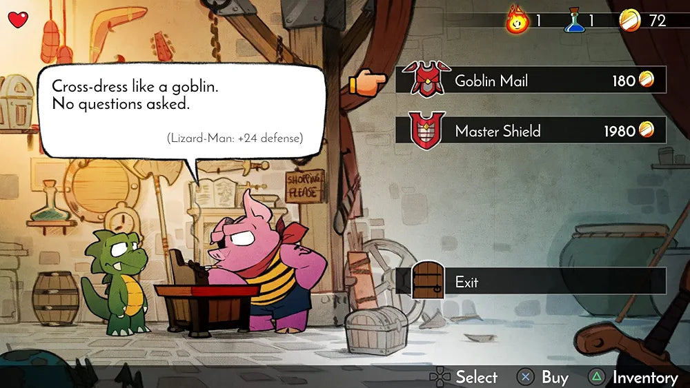 Wonder Boy The Dragon's Trap