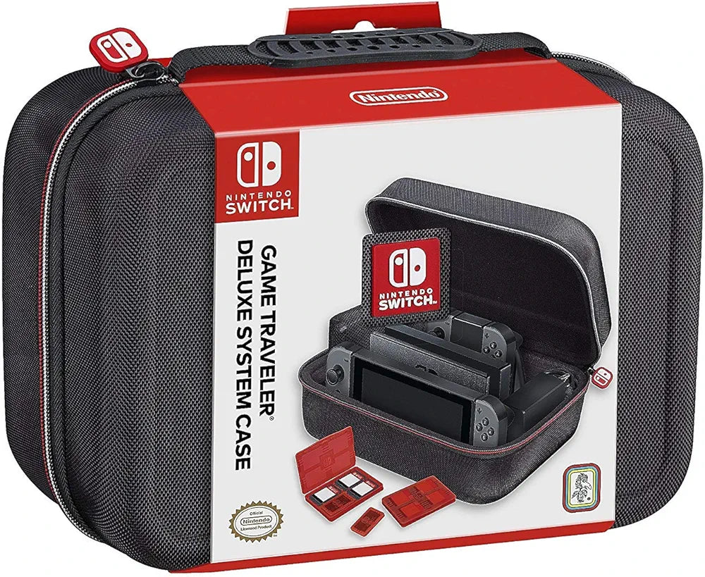 Nintendo Switch System Carrying Case Protective Deluxe Travel System Case