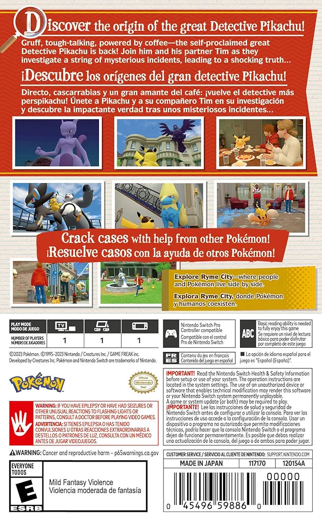Detective Pikachu Returns (Switch)