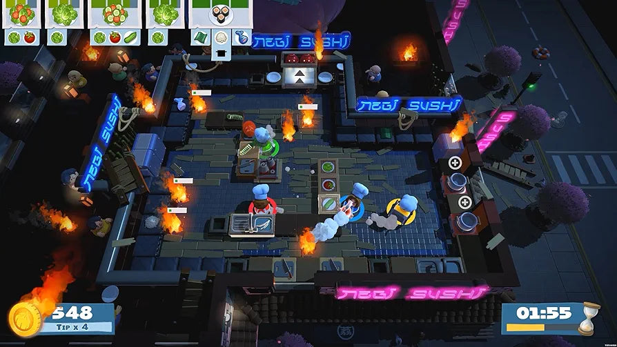Overcooked + Overcooked 2  (Switch)