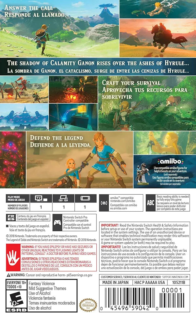 The Legend of Zelda: Breath of the Wild (Switch)