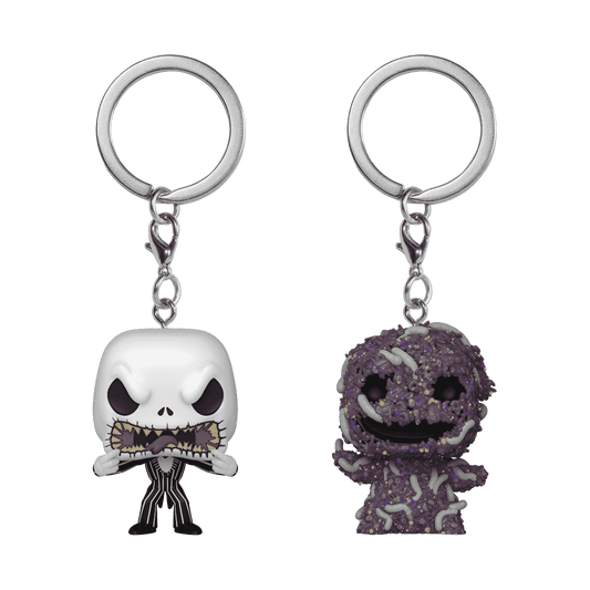 82402 Funko Pop! Keychain Jack Skellington & Oogie Boogie 2-Pack