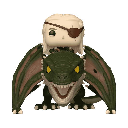 84436 Funko Pop Rides Exclusive: Deluxe Aemond Targaryen with Vhagar