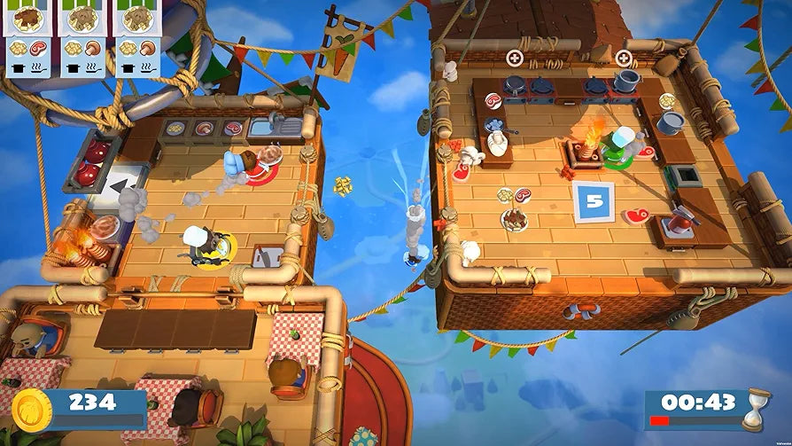 Overcooked + Overcooked 2  (Switch)